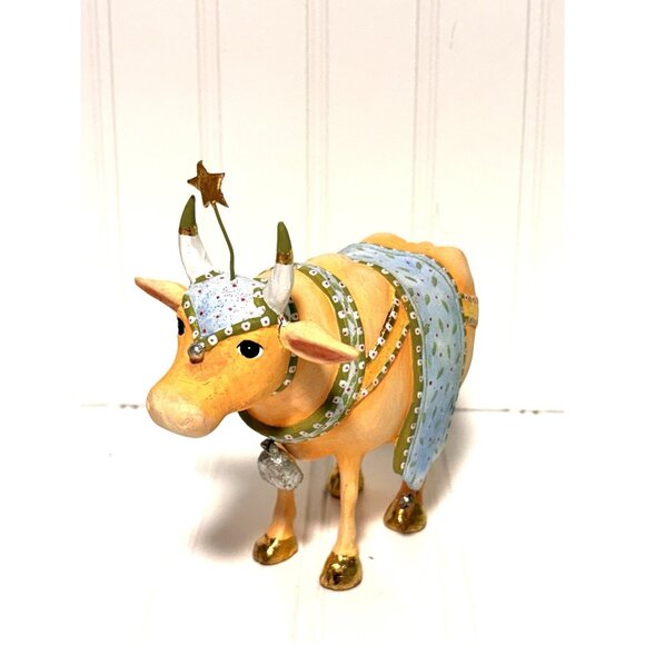 Patience Brewster Nativity Manger Cow Figure by MacKenzie-Childs Large 6.5” READ - Picture 2 of 10
